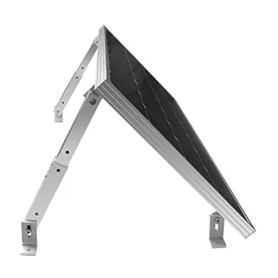Abbildung von Renogy Verstellbare Solarpanel Neigungshalterungen unterstützen bis zu 150 Watt für Dach, Wohnmobil, Boot und Jede Flache Oberfläche, On Grid/Off Grid Systeme (nur Halterung), Silber