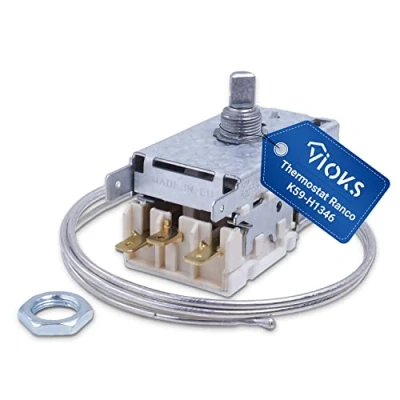 Abbildung von VIOKS Kühlschrank Thermostat Ersatz für Danfoss 077B6467 &amp; Ranco K59 H1346 Universal 3 Sterne AEG Bosch ua
