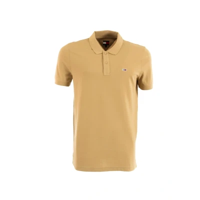 Abbildung von Tommy Jeans TJM Slim Placket Polo EXT S/S Men&#039;s, Beige (Relic Tan), L