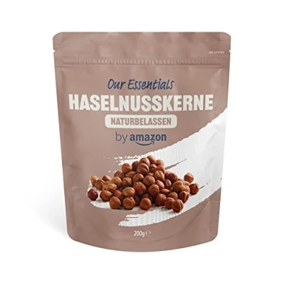Abbildung von by Amazon Haselnusskerne, Ungesalzene, 200g (1er Pack)