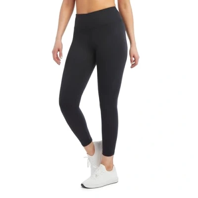 Abbildung von Jockey Damen High Waist Interlock Leggings, Tiefschwarz, Groß