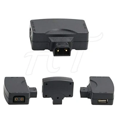 Abbildung von D Tap USB Stromrichter Adapter, 14.8V P Stecker auf 5V Buchse + für Anton Bauer V Mount Gold Akku Phone Pad