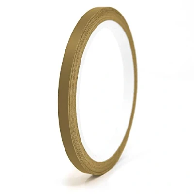 Abbildung von Finest Folia 10 Meter Matt Zierstreifen Auto LKW Motorrad Boot Modellbau Basteln DIY Deko Dekorstreifen Seitenstreifen Klebestreife selbstklebend (Gold matt, 5mm Breite)
