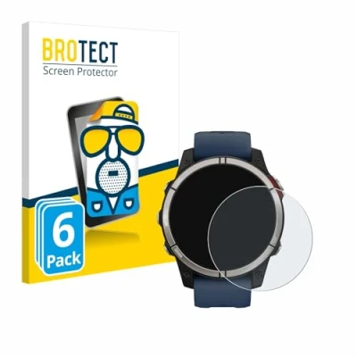 Abbildung von BROTECT Entspiegelungs Schutzfolie für Garmin quatix 7 (6 Stück) Matte Displayschutz Folie, Anti Reflex, Fingerprint