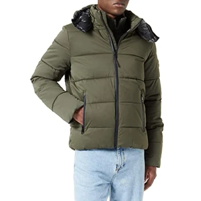Abbildung von s.Oliver MIT Kapuze Winterjacke, Herren, Größe: Medium, Khaki oliv