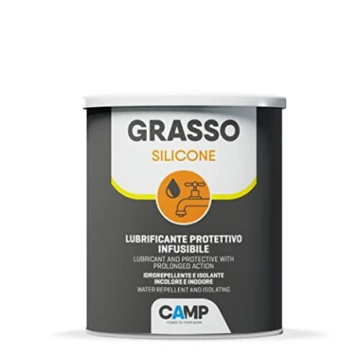 Abbildung von Camp SILICONE GREASE, Silikon Schmierfett, undurchführbar, schützend, transparent, inert, geruchlos und wasserabweisend, 1kg