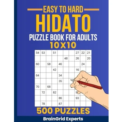 Abbildung von Hidato Puzzle Book for Adults: 500 Easy to Hard Hidoku Puzzles with Solutions