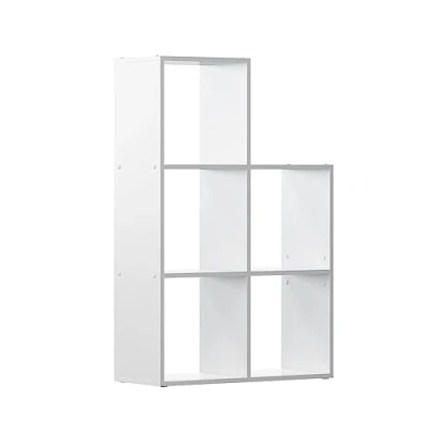 Abbildung von Vicco Raumteiler Aramis, Weiß/Weiß, 73 x 108 cm 5 Fächer