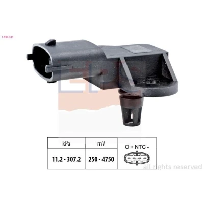 Abbildung von EPS 1.993.341 Luftdrucksensor, Höhenanpassung Made in Italy OE Equivalent FORD: MONDEO 4 Turnier, S Max Mk1, Galaxy Mk2 MPV