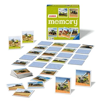 Abbildung von Ravensburger Memory Claas Brettspiel für Kinder, Größe: One Size, Mehrfarbig