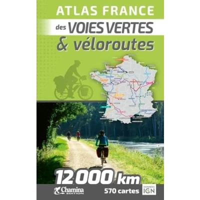Abbildung von France atlas voies vertes &amp; véloroutes 12000km/570cartes