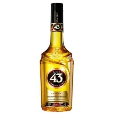 Abbildung von Licor 43 Original (1x0,7l) 31% vol., Aromen von Vanille, mediterranen Zitrusfrüchten und aromatischen Gewürzen, trinke ihn pur, auf Eis, mit Milch, Espresso oder als fruchtigen Longdrink