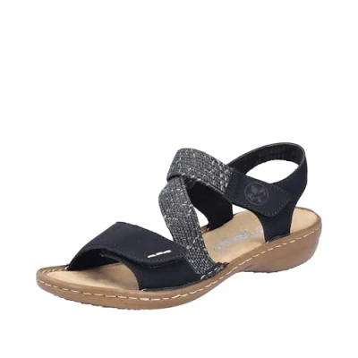 Abbildung von Rieker Sandale Sommerschuh, Sandalette, Urlaubschuh mit Klettverschlüsse
