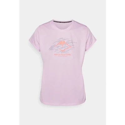 Abbildung von Asics Fujitrail LOGO TOP Langarmshirt, Damen, Größe: Medium, Light ube