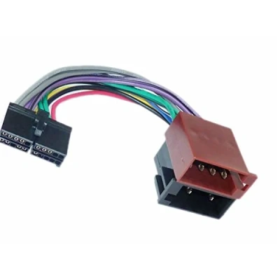 Abbildung von Sound Way Adapterkabel ISO Stecker kompatibel mit Autoradio Ministry of 20 Pin