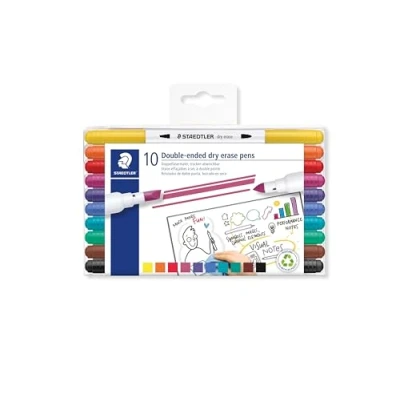 Abbildung von 6 x Staedtler Doppelfasermaler trocken abwischbar