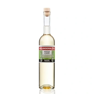 Abbildung von Sasse Holunderblüte Naturlikör 15% vol. 700 ml Bio Holunderblütenlikör