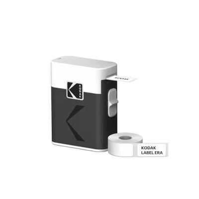 Abbildung von KODAK Label ERA M50 Etikettendruckmaschine, Weiß (Etikettendrucker mit 1 Rolle Aufkleber Etiketten)