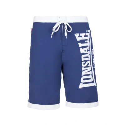Abbildung von Lonsdale Clennell Badeshorts, Herren, Größe: XXL, Navy white