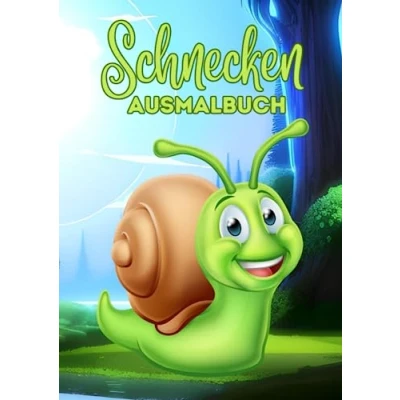 Abbildung von Schnecken Ausmalbuch: Das ultimative Malbuch mit über 30 süßen zum Ausmalen
