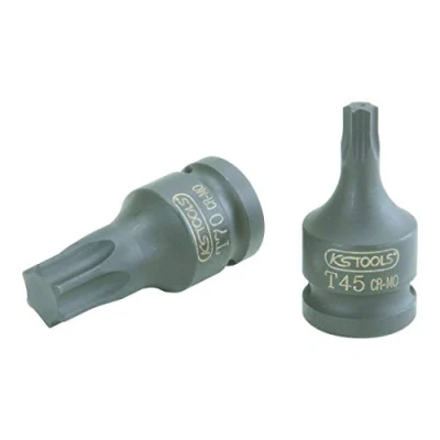 Abbildung von KS Tools 911.0957 1/2&quot; Kraft Bit Stecknuss TX, kurz, T80