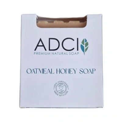 Abbildung von ADCI Premium Natural SOAP OATMEAL HONEY Honig und Haferflockenseife Handgemachte Seife Tierversuchsfrei natürliche Inhaltsstoffe 100% Vegan