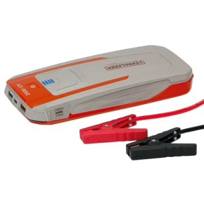 Abbildung von Dino KRAFTPAKET, 12V 2500A Starthilfegerät 59.2Wh, KFZ Starthilfe Powerbank Für Diesel &amp; Benziner Elektroauto, Blei Säure Gel EFB AGM Batterie, Auto Motorrad Boot Transporter Campervan E