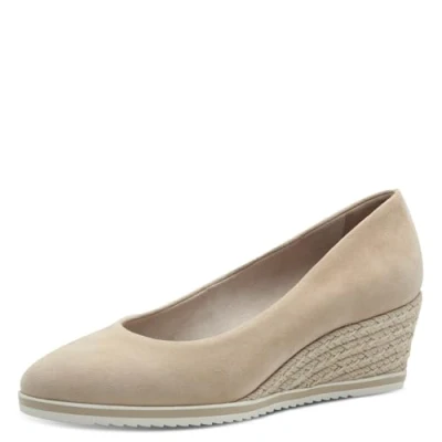 Abbildung von Tamaris Keilpumps, Damen, Größe: 36, Nude Schuhe