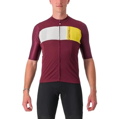 Abbildung von CASTELLI 4522023 421 PROLOGO 7 Jersey T Shirt Men&#039;s Bordeaux/Elfenbeinpassion Frucht L