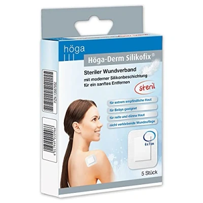 Abbildung von Höga derm Silikofix Steriler Wundverband 5 St