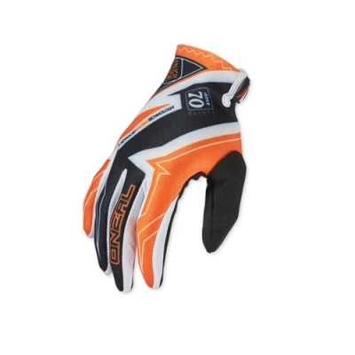 Abbildung von O&#039;NEAL Fahrradhandschuhe &amp; Motocross Handschuhe Vault Glove Racewear I MX MTB Enduro Motorradhandschuhe Herren Damen Sehr starker Grip Schwarz Orange Größe M