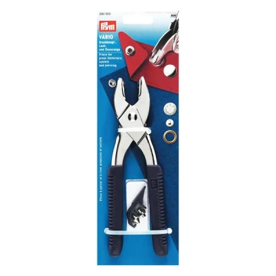 Abbildung von Prym 41163 390900 Vario Zange mit Lochwerkzeugen, Violett, Metall