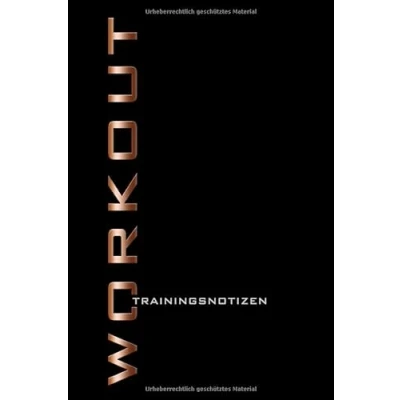 Abbildung von Trainingsnotizen: Trainingsplan mit Tabellen zum Eintragen, Studiobegleiter, Trainingsnotizbuch, Gym Logbuch. Format ca. A5, 120 Seiten ... Notizbuch, Vokabelheft, persönliches Journal