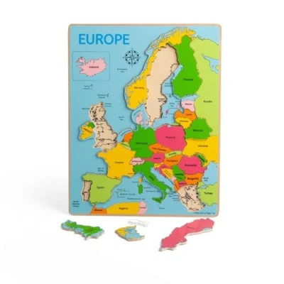 Abbildung von Bigjigs Toys Europakarte Steckpuzzle