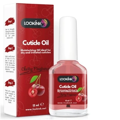 Abbildung von Nagelöl Professionelles Nagelhautöl 12 ml Kokosduft Feuchtigkeitsspendend und Pflegend Vegan Nagelpflegeprodukte perfekte Nagelhaut, ideales Öl für die Nagel reparatur (Kirschen)