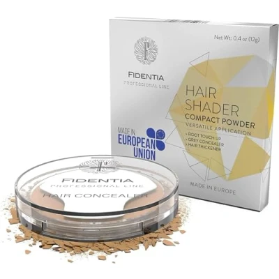 Abbildung von Fidentia Hair Shader 12g Made in EU Haar Concealer zur Haarverdichtung &amp; Ansatzkaschierung Hellblond