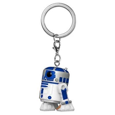 Abbildung von Funko Pop! Keychain: Star Wars R2 D2 Neuartiger Schlüsselanhänger Vinyl Minifigur Zum Sammeln Strumpffüller Geschenkidee Offizielle Handelswaren Movies Fans