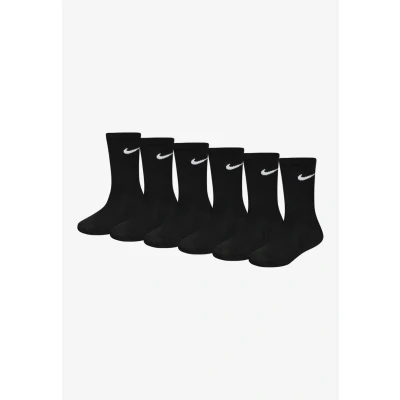 Abbildung von Nike Sportswear Basic CREW 6 PACK Socken für Kinder, Größe: 26 30, Black