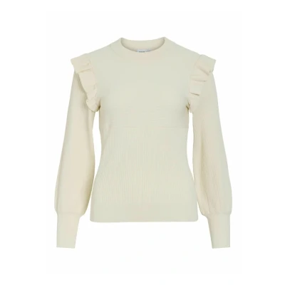 Abbildung von VILA Strickpullover, Damen, Größe: Small, Birch