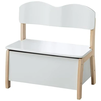 Abbildung von roba® Kinderstuhl Kindertruhenbank roba BIANCO BHT 61.50x61.50x33.50 cm weiß