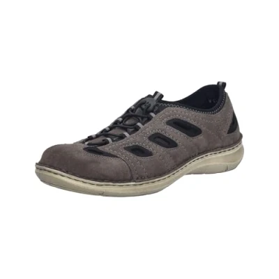 Abbildung von Josef Seibel Herren Low Top Sneaker New Anvers 92,Weite K (Extra weit),Wechselfußbett,Turnschuhe,Laufschuhe,Freizeit,grau Kombi,44 EU