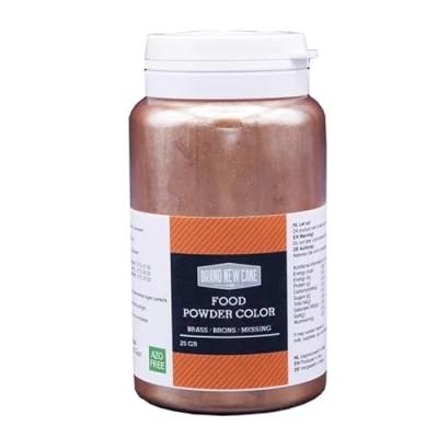 Abbildung von BrandNewCake® Perlenbronze Lebensmittelfarbe 25g Essbares Farbpulver für Fettmassen Perfekt zum Backen