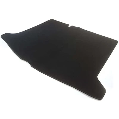 Abbildung von Kofferraummatte für VW ID3 ID.3 passend Matte Velours Premium Kofferraum Schutz, Schwarz, Passgenau