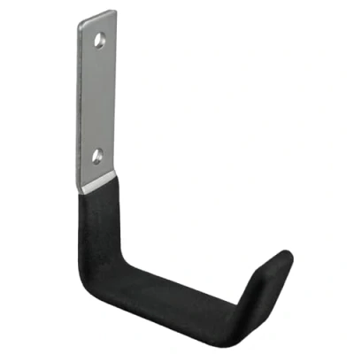 Abbildung von Maclean MC 435 4 er Pack Wandhalterung für Reifen, Räder, Leiter, Fahrrad, Gartenschlauch aus Stahl max. Belastung 15kg Inkl. Montagezubehör (4 Stück)