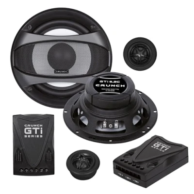 Abbildung von Crunch GTI 6.2 C 2 Wege Komponenten Lautsprechersystem 16,5 cm aus der Performance Lautsprecher Serie 1 Paar CAR Audio Unlimited