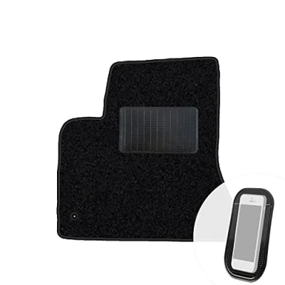 Abbildung von moto MOLTICO Fahrer Fußmatte Auto Velours Fahrerseite Autoteppiche Schwarz Fahrermatte 1 teilig passend für Citroen C4 Picasso I 2006 2012