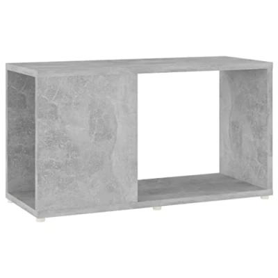 Abbildung von vidaXL TV Schrank Lowboard Möbel Tisch Board Sideboard Fernsehtisch Fernsehschrank HiFi Bücherregal Betongrau 60x24x32cm Holzwerkstoff