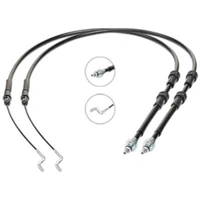 Abbildung von RIDEX 124C1191 Handbremsseil hinten 1270/1000+1270/1000mm VOLKSWAGEN: Transporter 5 Bus, Kastenwagen, Multivan (7HM