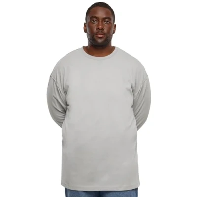 Abbildung von Urban Classics Langarmshirt, Herren, Größe: Medium, Lightasphalt