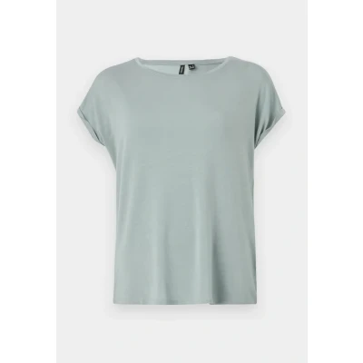 Abbildung von Vero Moda Vmava Plain Tshirt basic, Damen, Größe: XL, Gray mist